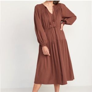 Old Navy Brown Midi Dress
